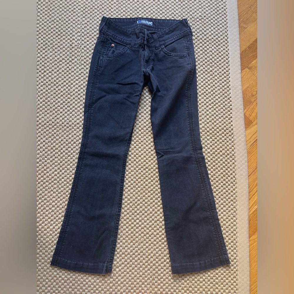 Hudson Jeans Black Denim Size 25
